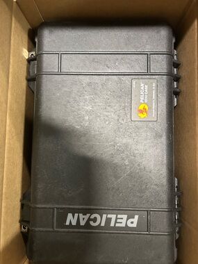 Pelican Black Protective Hard Case - Secure Travel & Equipment Storage1510